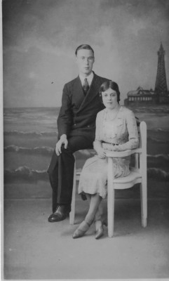 Harry and Iris Barlow in Blackpool