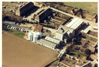 Aerial view of barford animal feed mill | David Hemmings