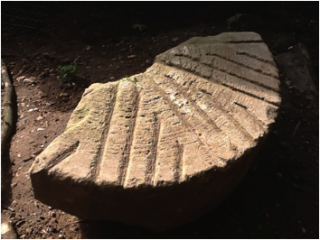 Part of the millstone from the demolished Barford Mill | Kirsty Healey