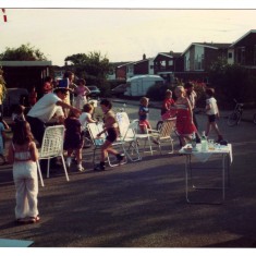 Street party for the wedding of Prince Charles and Lady Diana Spencer 29 July 1981, Dugard Place | Hilary maynard