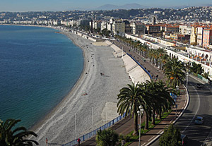 Promenade Des Anglais, Nice.  Funded by Lewis Way  patient of Barford Asylum