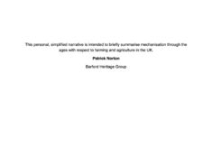 Barford - A Farming Community